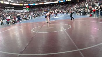 5A 157 lbs Cons. Round 1 - Wesley Kent, Pocatello vs Wyatt Clark, Emmett