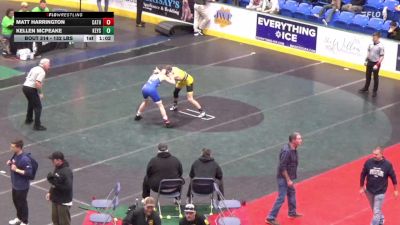 132 lbs Round Of 32 - Matt Harrington, Cathedral Prep vs Kellen McPeake, Keystone Oaks