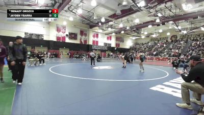 110 lbs Quarterfinal - Jayden Ybarra, Victor Valley vs Trinady Orozco, Newbury Park