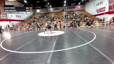 190 lbs Semifinal - Brady Dibble, Natrona County vs Gene Montoya, Rock Springs