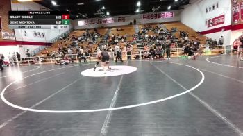 190 lbs Semifinal - Brady Dibble, Natrona County vs Gene Montoya, Rock Springs