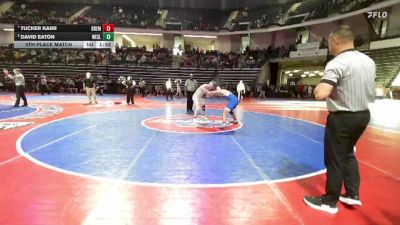 144-1A 5th Place Match - Tucker Karr, Bremen vs David Eaton, Wesleyan
