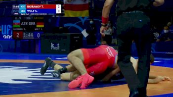 74 kg Round Of 16 - Turan Bayramov, AZE vs Stas Wolf, GER