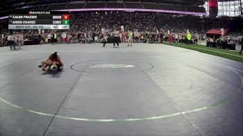 D2-106 lbs Cons. Round 2 - Caleb Frazier, Huron HS (New Boston) vs Aiden Chavez, Zeeland West HS