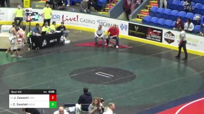 172 lbs Round Of 64 - James Zawacki, Trinity vs Chance Swatski, Mount Carmel