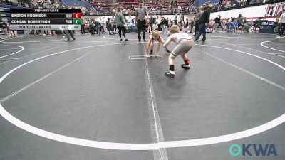 64 lbs Consi Of 4 - Easton Robinson, Grover Rains Wrestling Club vs Conlan Robertson, Prime Wrestling