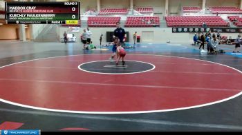 49-54 lbs Round 3 - Kuechly Faulkenberry, Smoky Mountain Youth Wrestling vs Maddox Cray, Believe To Achieve Wrestling Club