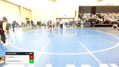 112 lbs Consi Of 8 #2 - Hazelle Santos, Northern Delaware Wrestling Academy vs Aisha Abdussamad, Orchard South WC