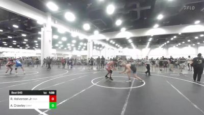 165 lbs Semifinal - Richard Halvorson Jr, Swamp Monsters vs Alex Crawley, Canyon View Falcons