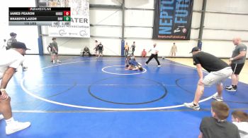 135 lbs Rr Rnd 1 - James Fearon, Iron Horse vs Braedyn Lazor, Ride Out Wrestling Club