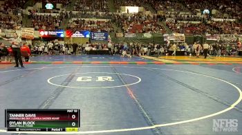 AA - 160 lbs Semifinal - Tanner Davis, Missoula Big Sky / Loyola Sacred Heart vs Dylan Block, Great Falls / MSDB