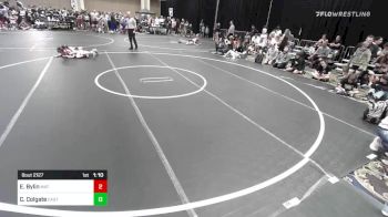 88 lbs Quarterfinal - Easton Bylin, Mat Demon WC vs Camm Colgate, Eastside Cougars