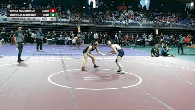 6A 105 lbs Cons. Semi - Kiana Riggenbach, San Antonio Roosevelt vs Cordelia Martinez, San Antonio Madison