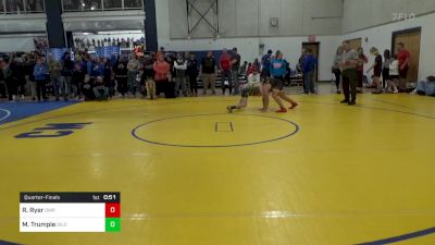 108 lbs Quarterfinal - Rockson Ryer, OMP vs Michael Trumpie, Silo