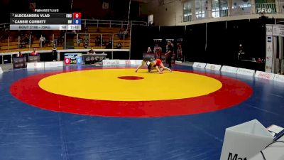 72kg Cons. Semi - Alecsandra Vlad, Carleton Wrestling Club vs Cassie Corbett, Brock WC