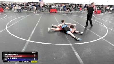 150 lbs Cons. Round 4 - Isaac Briggs, Saint Croix Falls vs Braedon Dorshorst, Askren Wrestling Academy