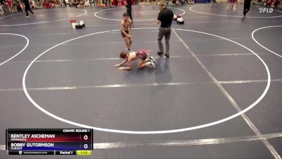 102 lbs Champ. Round 1 - Bentley Ascheman, Minnesota vs Bobby Gutormson, Pursuit