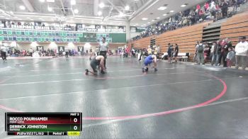 150 lbs Champ. Round 2 - Rocco Pourhamidi, Point Loma vs Derrick Johnston, Ramona