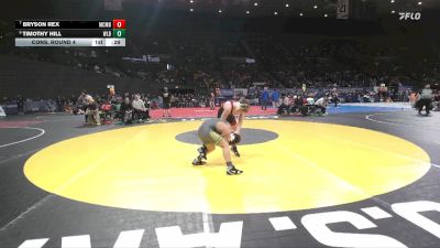 6A Boys 106 lbs Cons. Round 4 - Bryson Rex, McMinnville Boys vs Timothy Hill, West Linn Boys