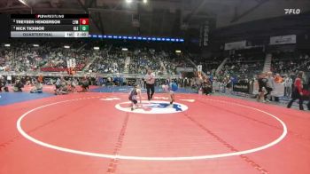 3A-106 lbs Quarterfinal - Nick Ticknor, Glenrock vs Treysen Henderson, Lyman