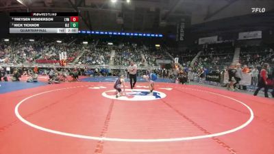 3A-106 lbs Quarterfinal - Nick Ticknor, Glenrock vs Treysen Henderson, Lyman