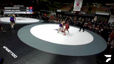 235 lbs Madison Vandiver, SDIKWA - San Diego-Imperial Kids Wrestling Association vs Cherish Hall-Taoai, TCWA - Tri-Counties Wrestling Association