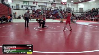 132 lbs Quarterfinal - Jeremie Garcia, Davenport West vs Sam Livermore, Maquoketa