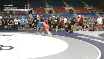 150 lbs Champ. Rd Of 16 - Jake Amiott, North Carolina vs Reza Massjouni, Virginia