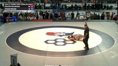 165 lbs Cons. Sub-rd Of 16 - Colton Tollefson, Wisconsin vs Aydan Groom, Iowa