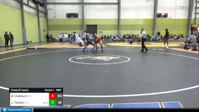 197 lbs Finals (2 Team) - Jamar Toston, Colby Community College vs Buddy Claibourn, Neosho Community College