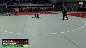 130 lbs Cons. Round 3 - Aiden Timmer, Adrian vs Colton Chandler, Marshall/Lakeview/RTR