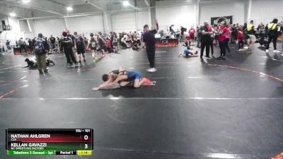 101 lbs Round 5 - Nathan Ahlgren, C2X vs Kellan Gavazzi, NC Wrestling Factory