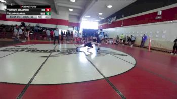 Boys 152 lbs Cons. Round 1 - Eliad Suarez, Winters Boys vs Kyson Williams, East Nicolaus Boys