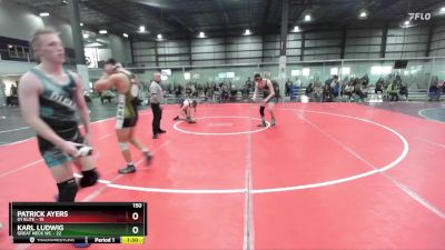 150 lbs Round 2 (4 Team) - Karl Ludwig, GREAT NECK WC vs Patrick Ayers, D1 ELITE