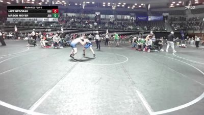 110 lbs Semifinal - Jace Neborak, Highland vs Mason Moyer, Junior Spartans