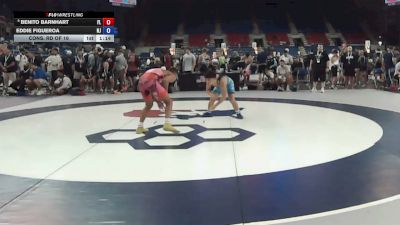 126 lbs Cons. Rd Of 16 - Benito Barnhart, Florida vs Eddie Figueroa, New Jersey