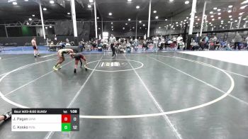 115 lbs Rr Rnd 5 - Jasiah Pagan, Gold Medal WC vs Caleb Kosko, Revival Black