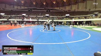 National 6-8 105 Cons. Round 3 - Bryce Jackson, Hickory Wrestling Club vs Wyatt Raymond, Poquoson Athletic Association