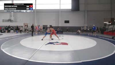 144 lbs 3rd Place Match - Stephen Myers, Team WV vs Cole Cichocki, Michigan Premier