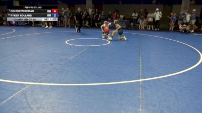 80 lbs Champ. Rd Of 16 - Colton Wiseman, Contenders Wrestling Academy vs Ryker Rollans, Gold Rush Wrestling
