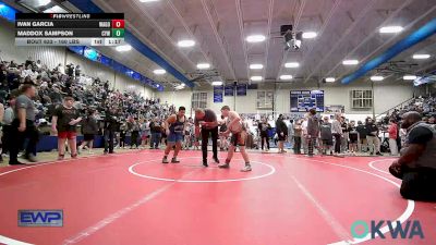 160 lbs Rr Rnd 2 - Ivan Garcia, Wagoner Takedown Club vs Maddox Sampson, Coweta Tiger Wrestling