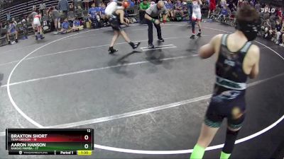 95 lbs Round 2 (6 Team) - Aaron Hanson, Kansas Mamba vs Braxton Short, Team Oregon