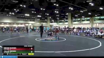 106 lbs Quarters & Wb (16 Team) - Devon Barnes, S.E.O. Red vs Calum Brown, STL White