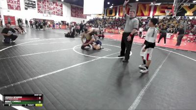 144 lbs Cons. Round 2 - Brent Carrilo, Alta Loma vs Joshua Bowers, Long Beach Wilson