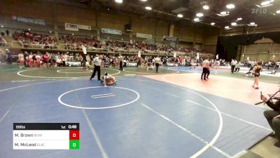 89 lbs Consolation - Max Brown, Bearcave WC vs Magnus McLeod, Black Fox Wr Acd