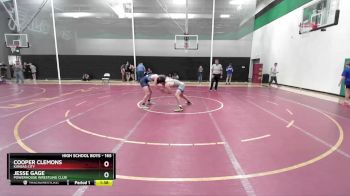 165 lbs Cons. Round 2 - Cooper Clemons, Kansas City vs Jesse Gage, Powerhouse Wrestling Club