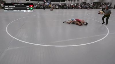 132 lbs Champ. Rd Of 128 - Jack Border, Iowa vs Izak Saenz, Grind Wrestling Club