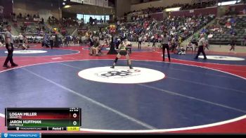 4A 113 lbs Semifinal - Jaron Huffman, Pottsville vs Logan Miller, Gravette