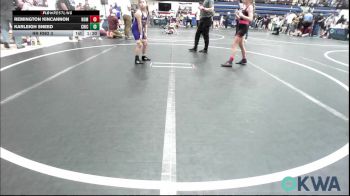 70 lbs Rr Rnd 3 - Remington Kincannon, Team Nomad vs Karleigh Sneed, Chickasha Youth Wrestling