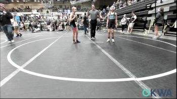 91 lbs Consi Of 4 - Paisley Jones, Tecumseh Youth Wrestling vs Avalynn Anderson, Redskins Wrestling Club